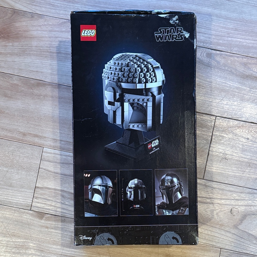 Lego Star Wars Helmet Building Set - Black and Gray